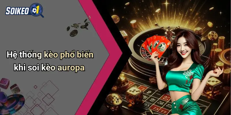 Hệ thống kèo phổ biến khi soi kèo auropa
