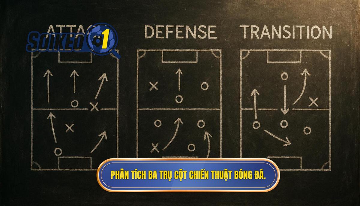 Phân tích ba trụ cột của Chiến thuật luân chuyển bóng nhanh