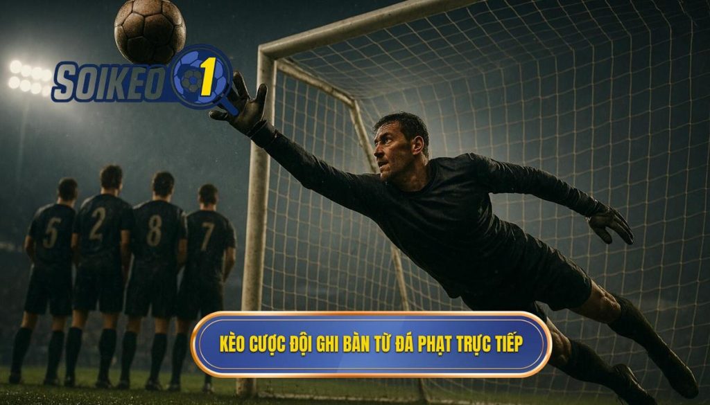 Kèo cược đội ghi bàn từ đá phạt trực tiếp