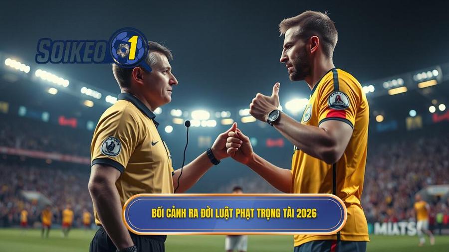 1. Bối cảnh ra đời Luật phạt trọng tài 2026