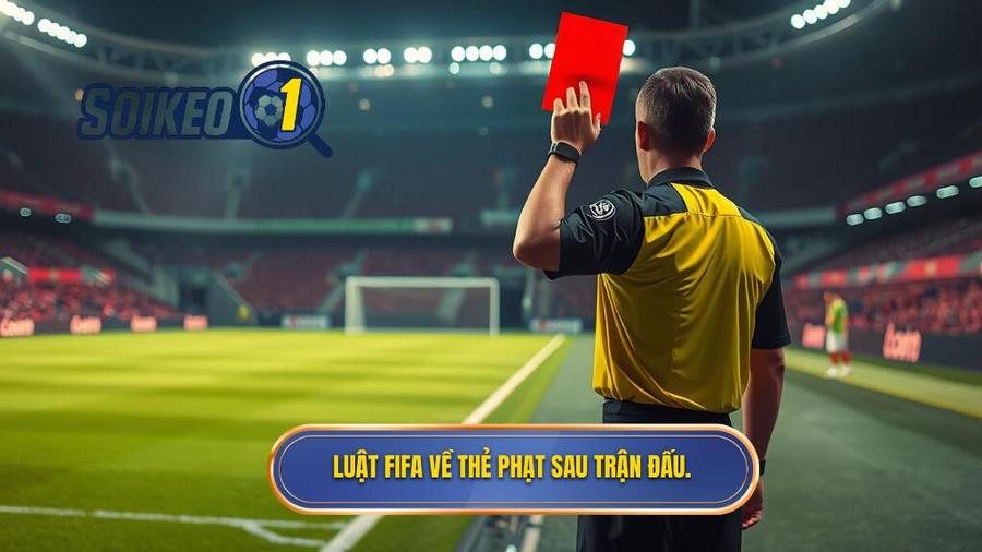 1. Luật FIFA về thẻ phạt sau trận đấu.