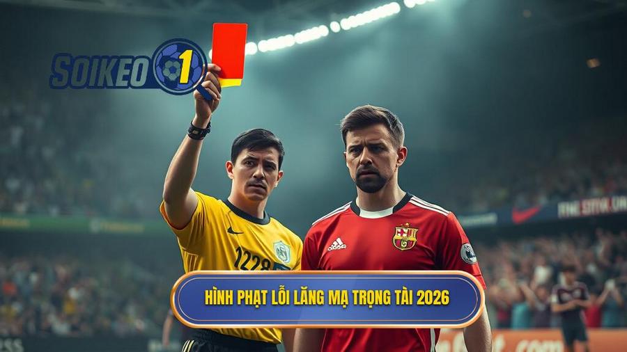 2. Hình phạt lỗi lăng mạ trọng tài 2026