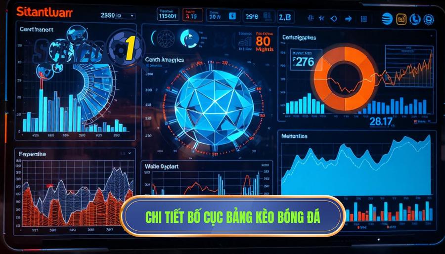 Tổng quan về bố cục và ý nghĩa các con số trên bảng kèo
