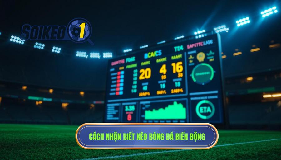 Cách nhận biết kèo bóng đá đêm nay biến động thế nào