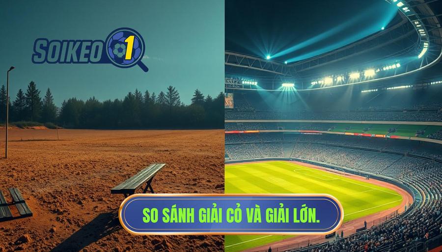 Bảng so sánh: Giải cỏ vs Giải lớn - Sự khác biệt trong nhận định